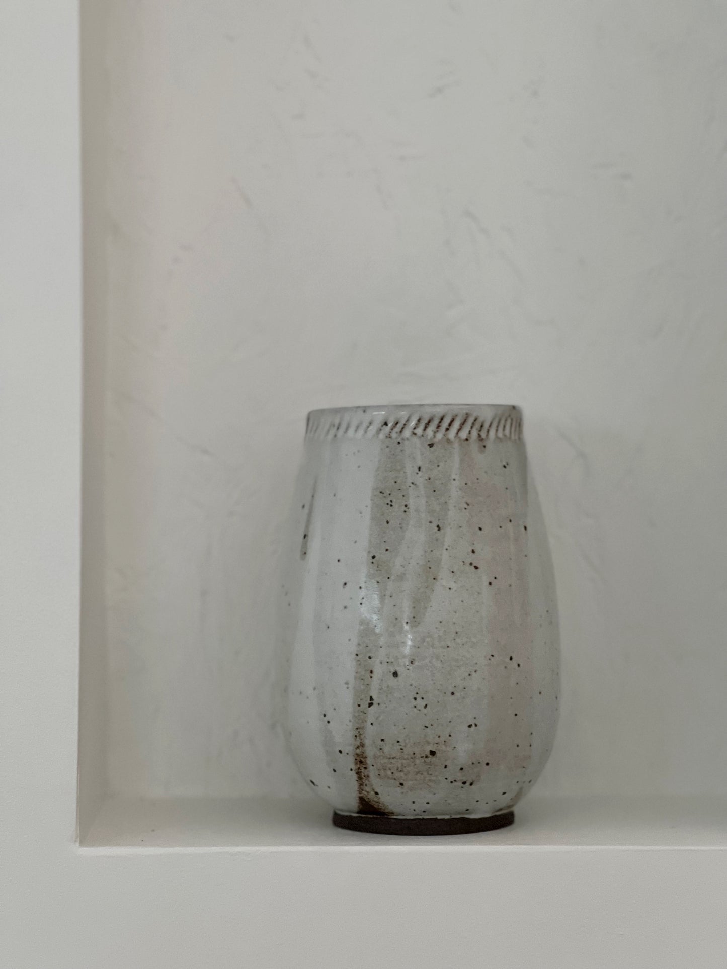 Small Vase- Creamy White
