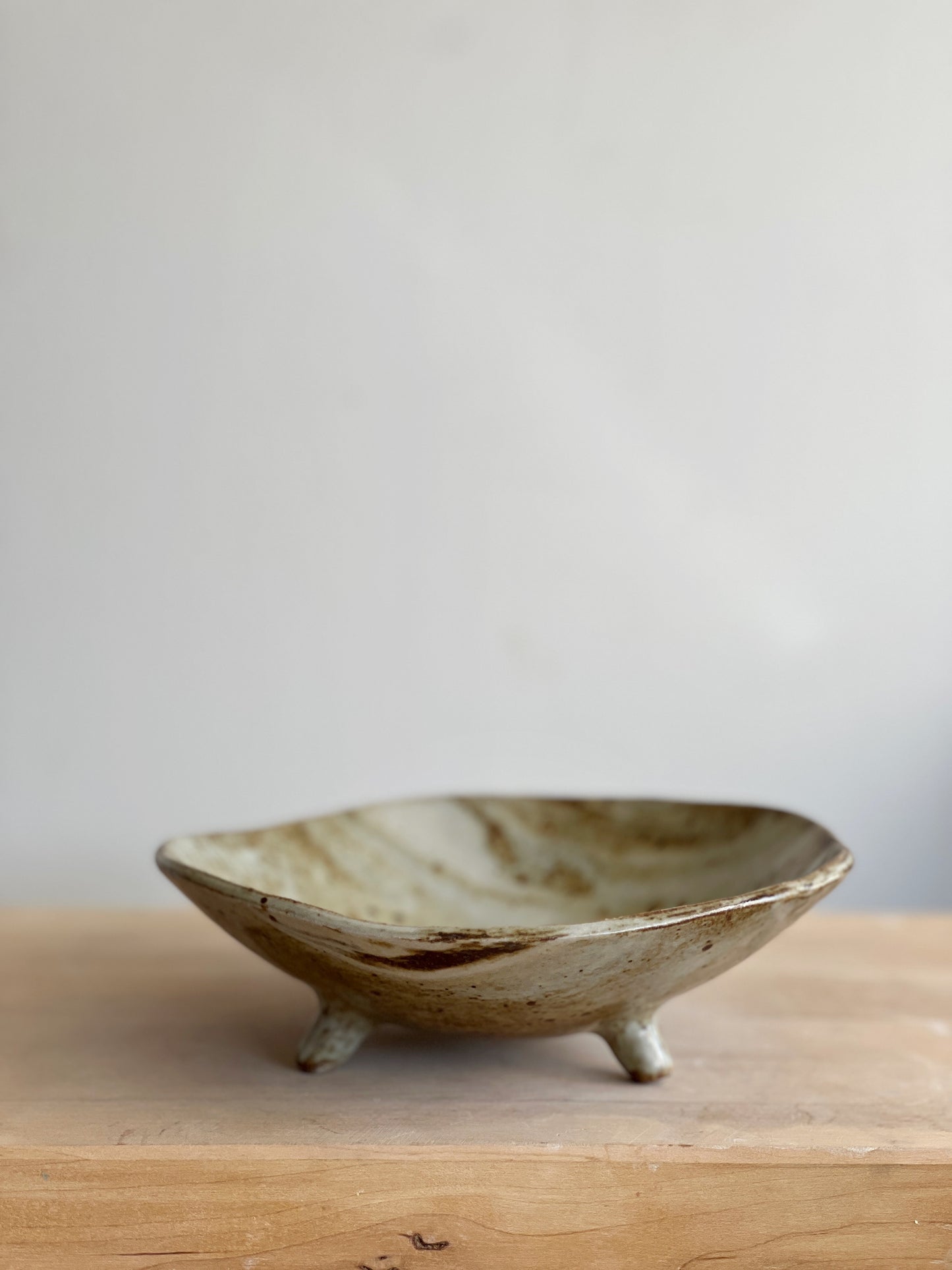Footed Marble Plate (M)