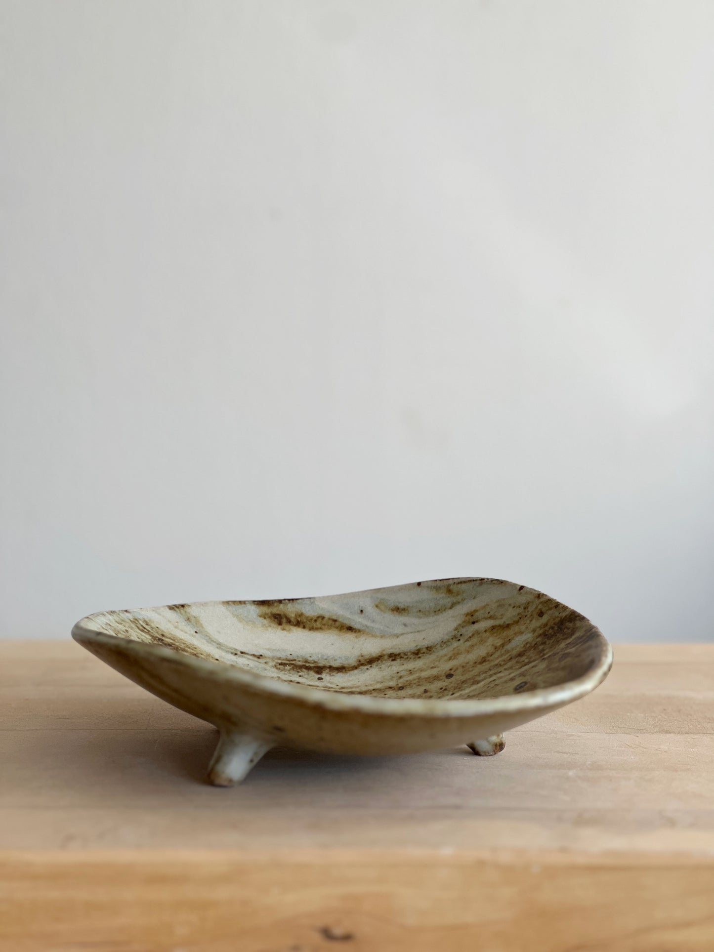 Footed Marble Plate (S)