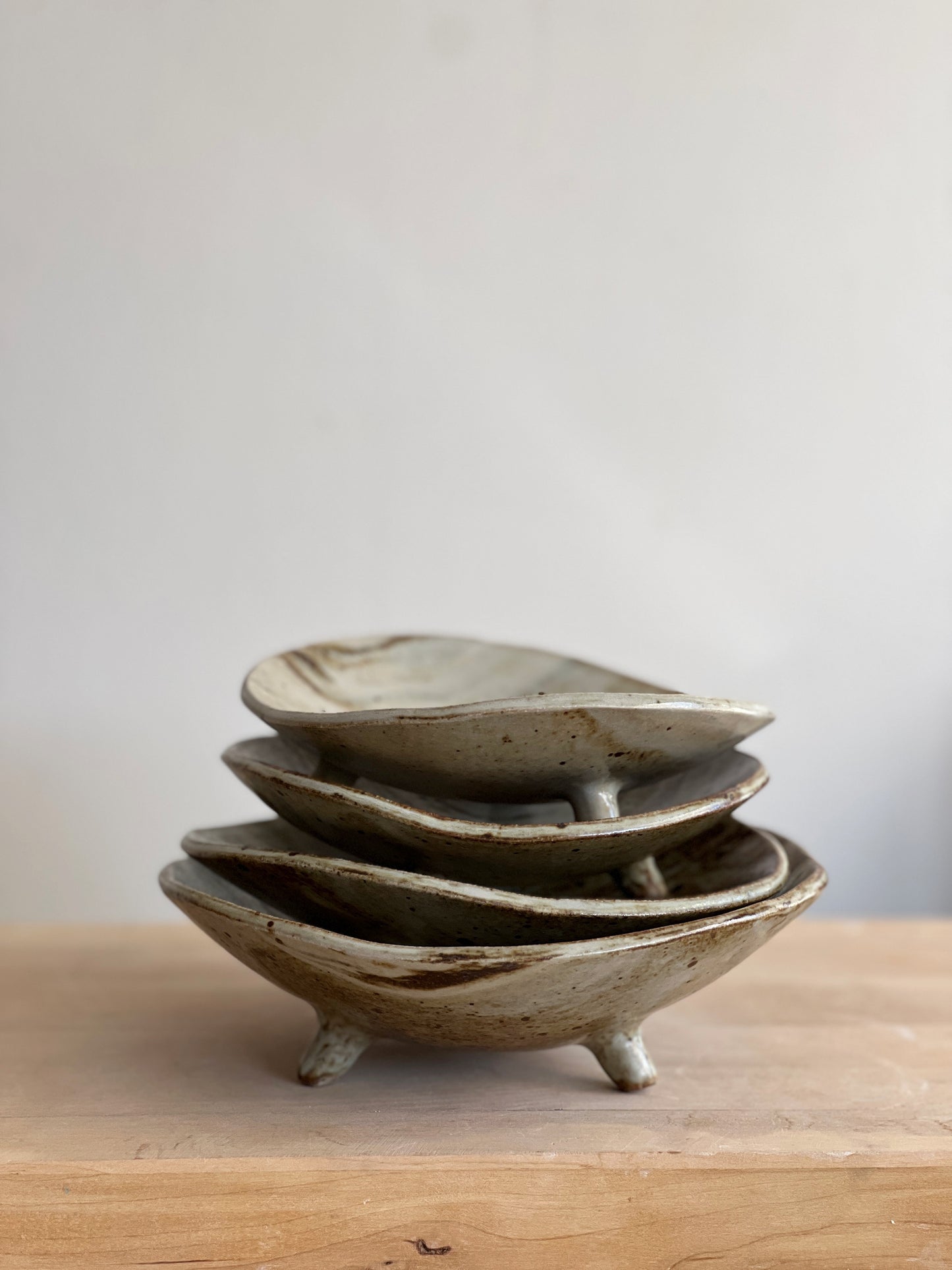 Footed Marble Plate (S)