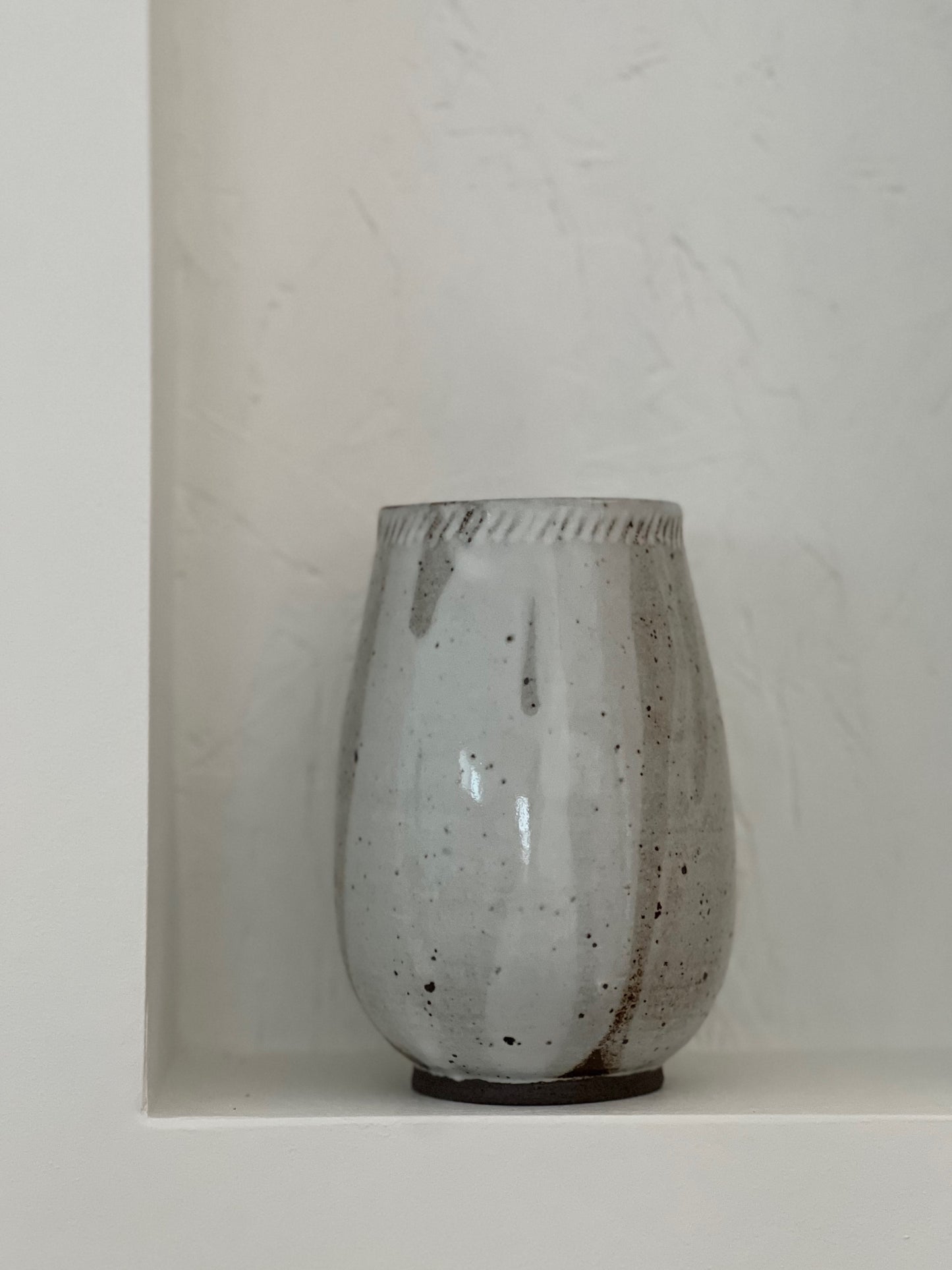 Small Vase- Creamy White