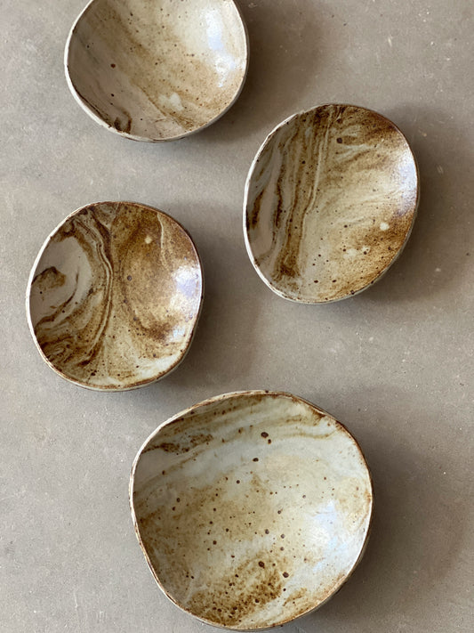 Footed Marble Plate (S)