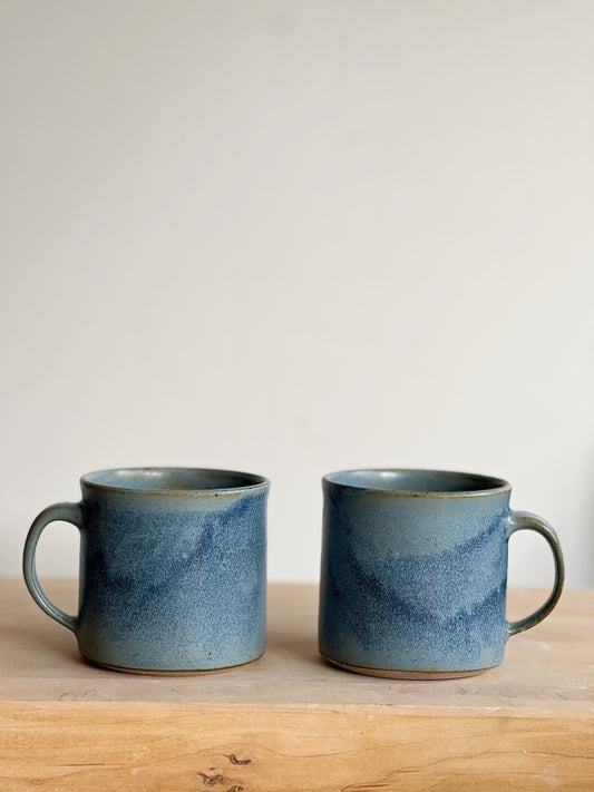 Mug- Coral Blue Straight